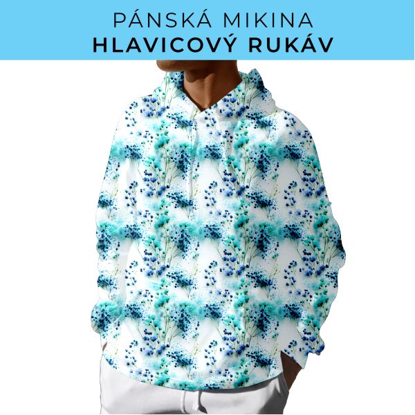 PÁNSKÝ střih - mikina s kapucí