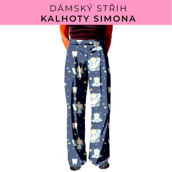Dámský střih - kalhoty Simona