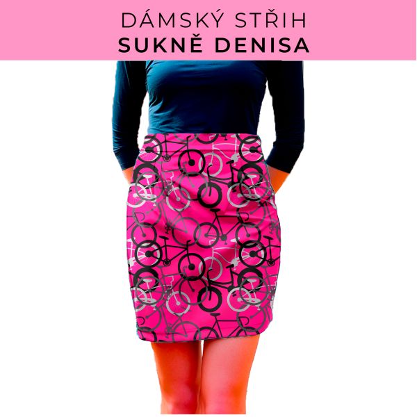 Dámský střih - Dámská sukně Denisa