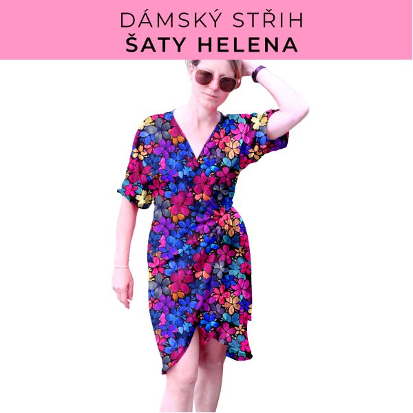 Dámský střih na šaty  Helena