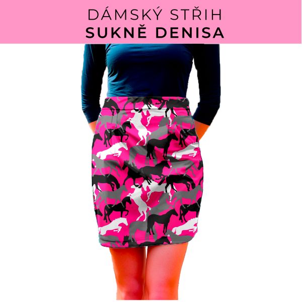 Dámský střih - Dámská sukně Denisa