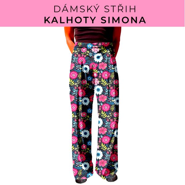 Dámský střih - kalhoty Simona