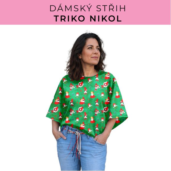 Dámský střih -  triko Nikol