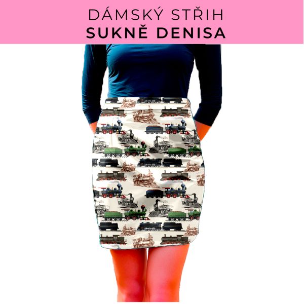 Dámský střih - Dámská sukně Denisa