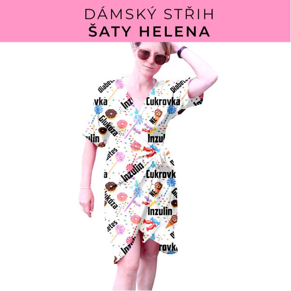 Dámský střih na šaty  Helena