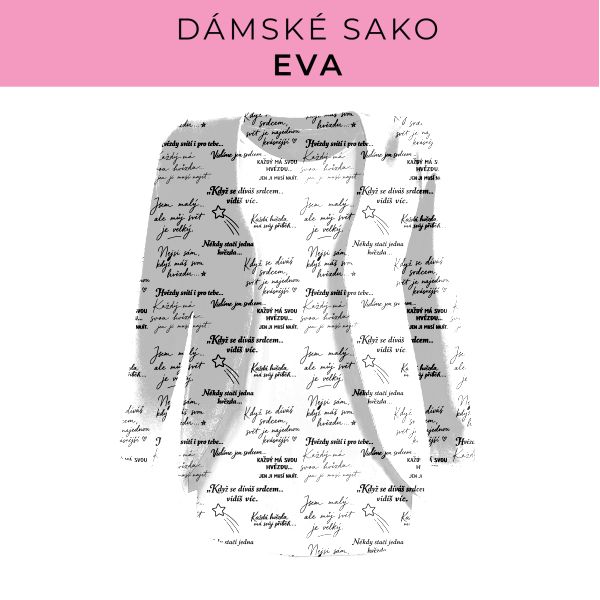 DÁMSKÝ střih - sako Eva