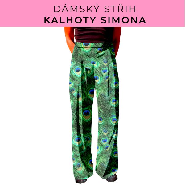Dámský střih - kalhoty Simona