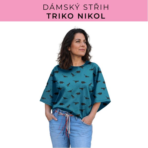 Dámský střih -  triko Nikol