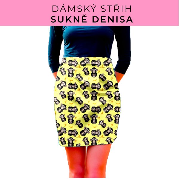 Dámský střih - Dámská sukně Denisa