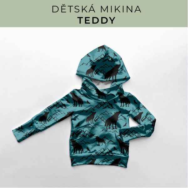 DĚTSKÝ střih - Mikina Teddy