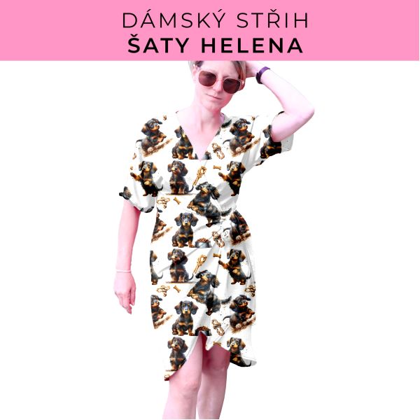 Dámský střih na šaty  Helena