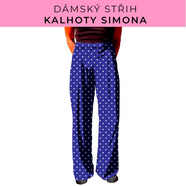 Dámský střih - kalhoty Simona