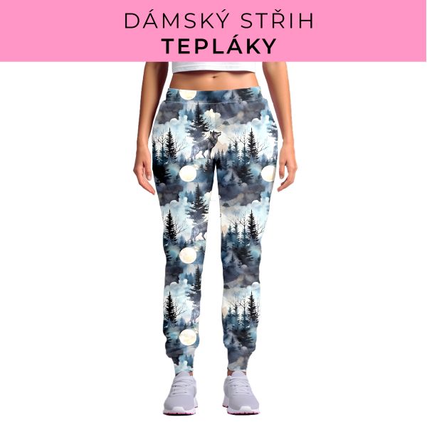 DÁMSKÝ střih - tepláky
