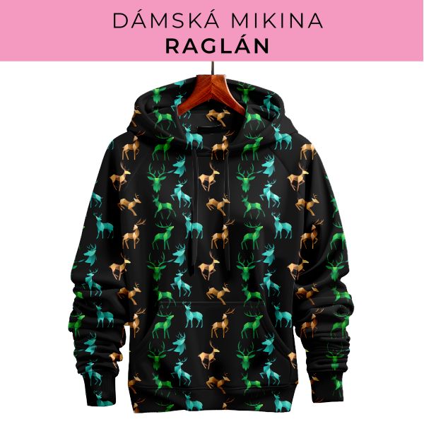 DÁMSKÝ střih - mikina raglán