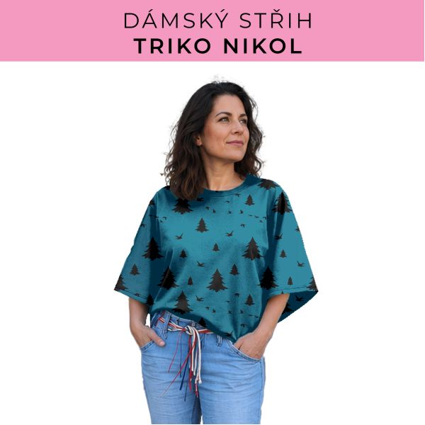 Dámský střih -  triko Nikol