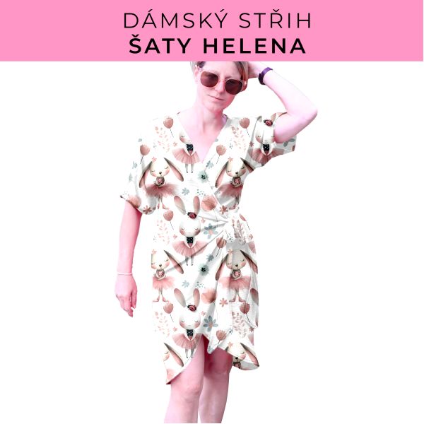 Dámský střih na šaty  Helena
