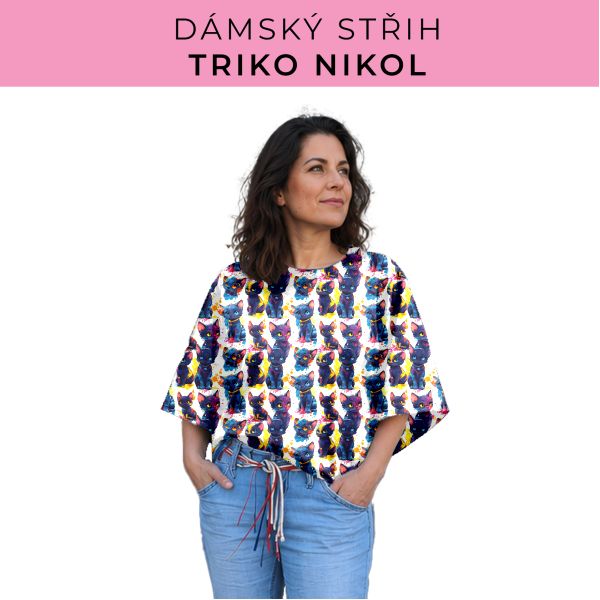 Dámský střih -  triko Nikol