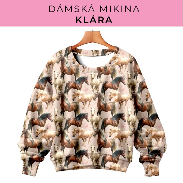 DÁMSKÝ střih - mikina Klára