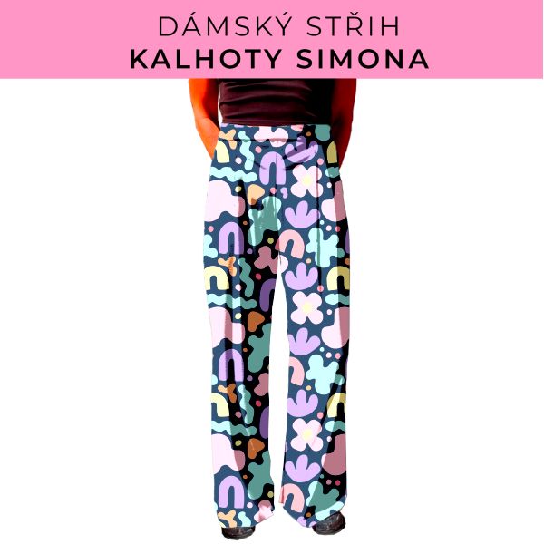 Dámský střih - kalhoty Simona