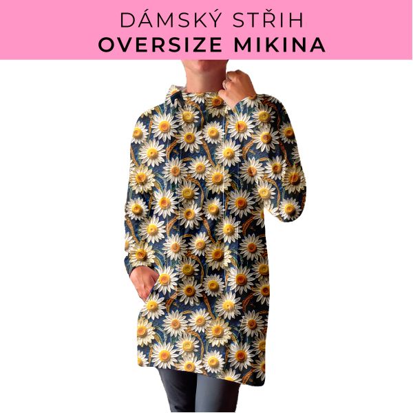 DÁMSKÝ střih - Oversize mikina