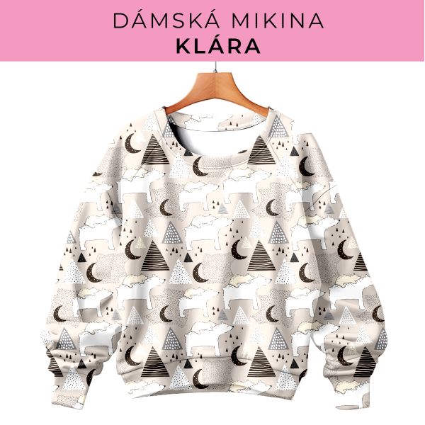 DÁMSKÝ střih - mikina Klára