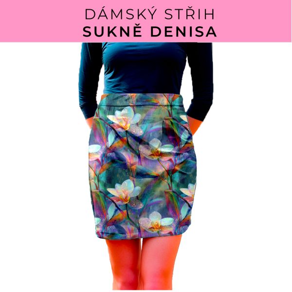 Dámský střih - Dámská sukně Denisa