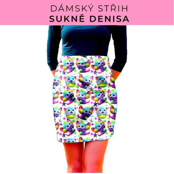 Dámský střih - Dámská sukně Denisa