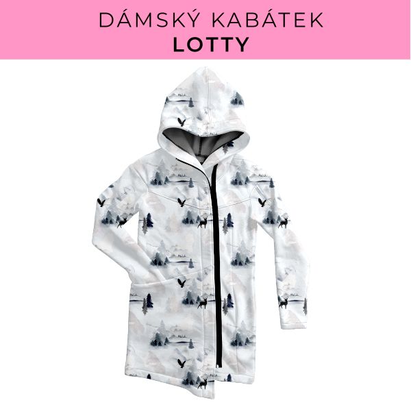 DÁMSKÝ střih - Kabátek Lotty