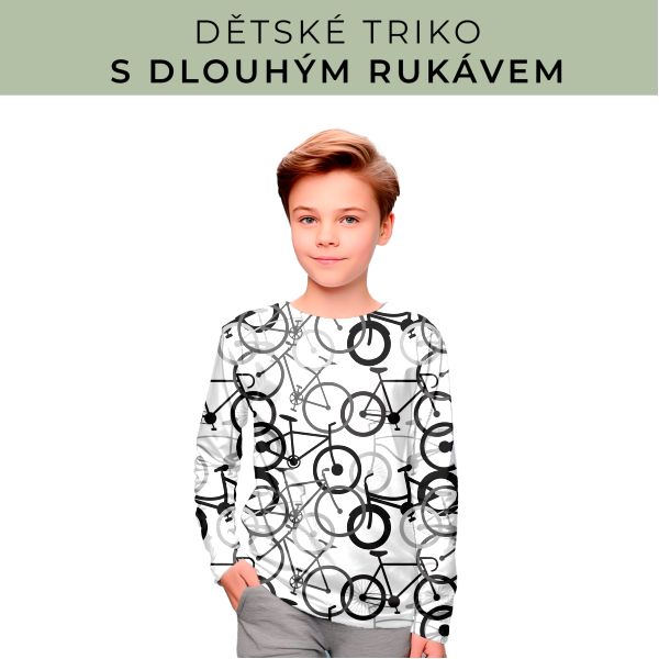 DĚTSKÝ střih - triko dlouhý rukáv