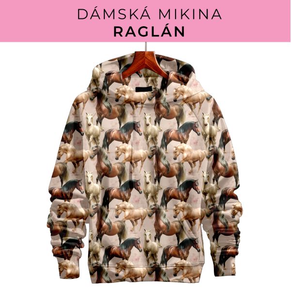 DÁMSKÝ střih - mikina raglán