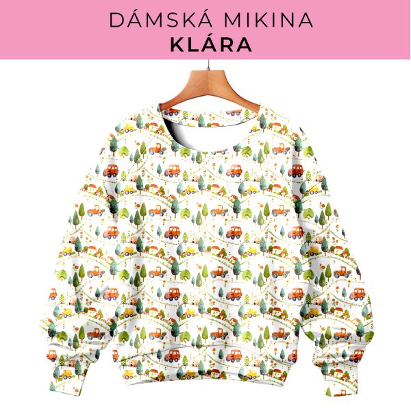 DÁMSKÝ střih - mikina Klára