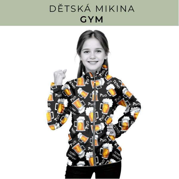 Dětská střih - mikina GYM