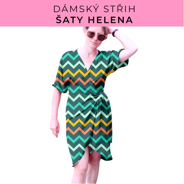 Dámský střih na šaty  Helena