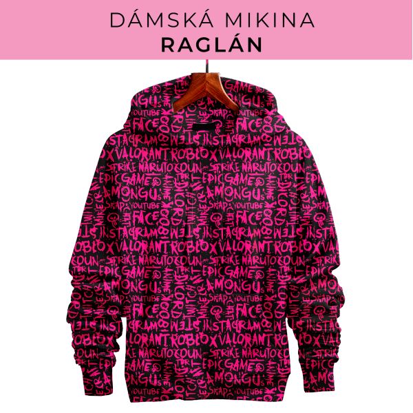 DÁMSKÝ střih - mikina raglán