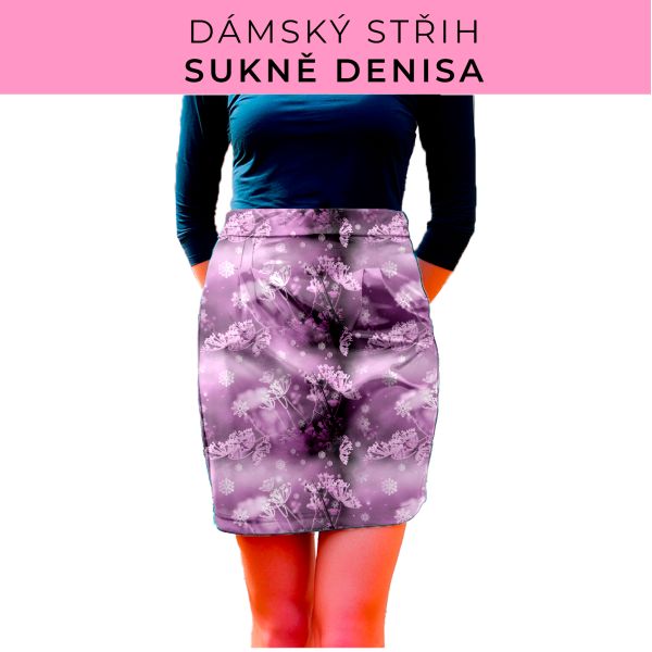 Dámský střih - Dámská sukně Denisa
