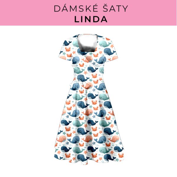 DÁMSKÝ střih - šaty Linda