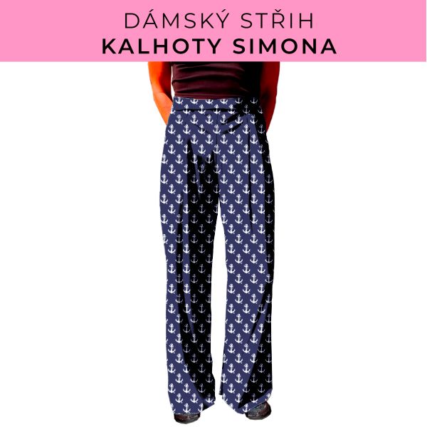 Dámský střih - kalhoty Simona