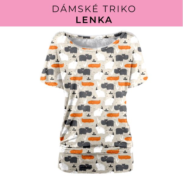 DÁMSKÝ střih - Triko Lenka