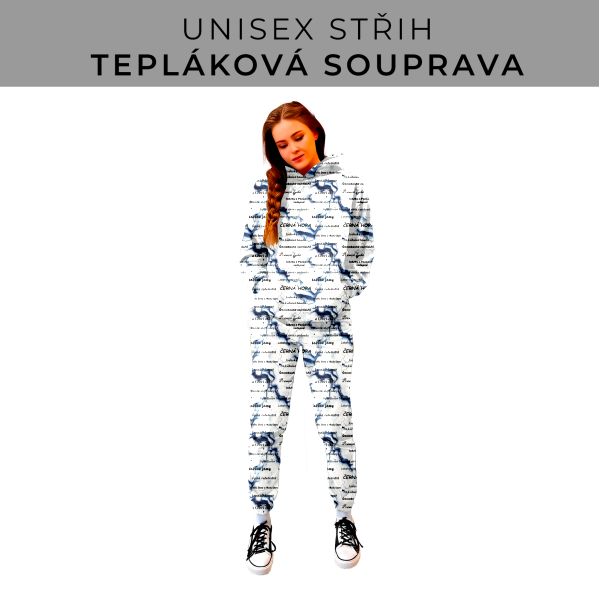 DÁMSKÝ střih - SET mikina a tepláky 