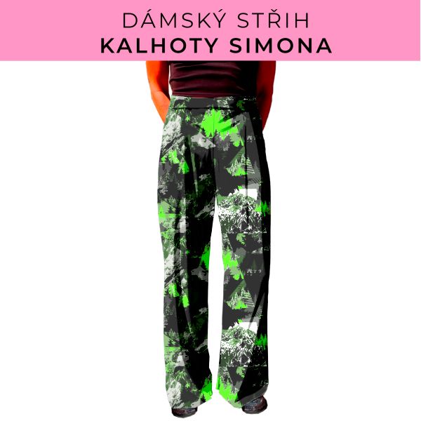 Dámský střih - kalhoty Simona