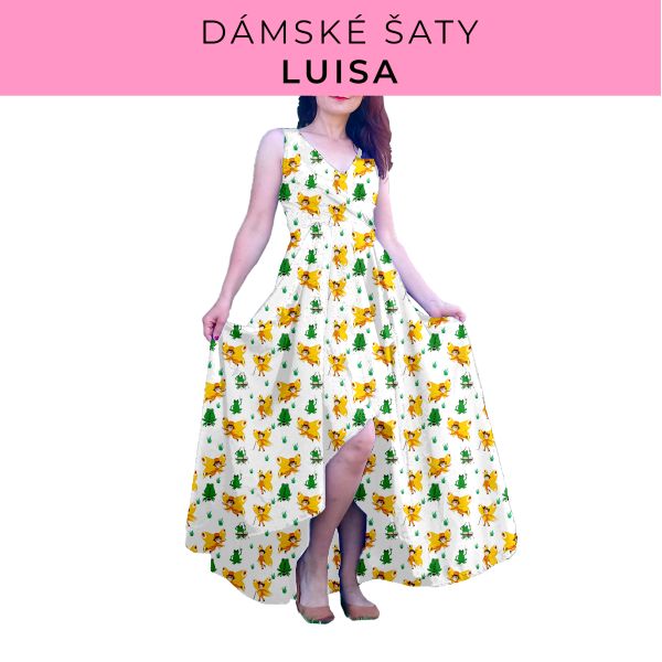 DÁMSKÝ střih - šaty Luisa