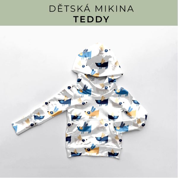 DĚTSKÝ střih - Mikina Teddy