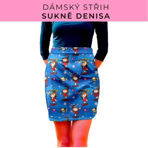 Dámský střih - Dámská sukně Denisa