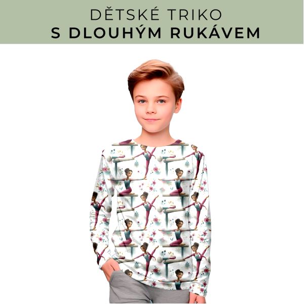 DĚTSKÝ střih - triko dlouhý rukáv
