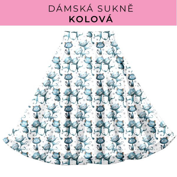 DÁMSKÝ střih - Kolová sukně