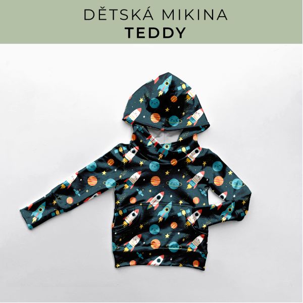 DĚTSKÝ střih - Mikina Teddy