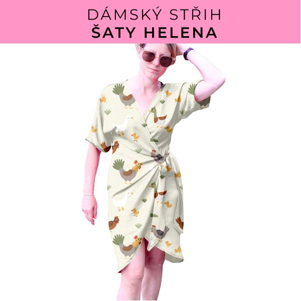 Dámský střih na šaty  Helena