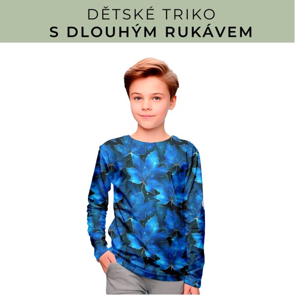 DĚTSKÝ střih - triko dlouhý rukáv