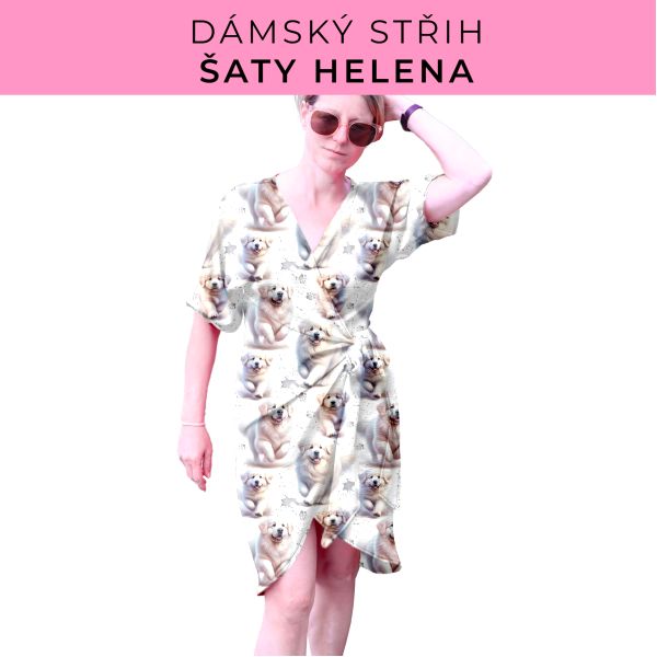 Dámský střih na šaty  Helena