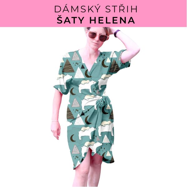 Dámský střih na šaty  Helena